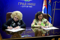 U Gradskoj kući u Nišu potpisan sporazum o saradnji GO Pantelej i grada Šuja
