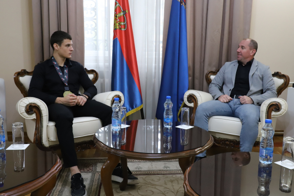 Prijem za svetskog prvaka u kik boksu