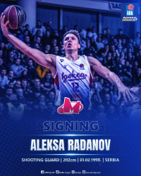 Aleksa Radanov novi košarkaš Mege