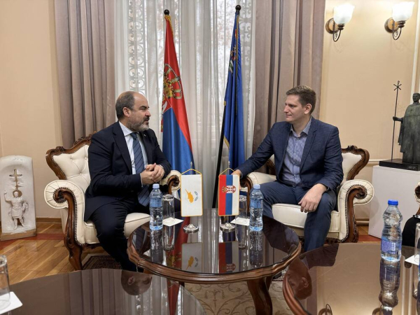 Ambasador Kipra Andreas Fotiu posetio Niš