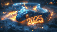 Godina 2025. je godina Zmije i nosi energiju broja 9