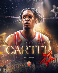 Tajson Karter je novi košarkaš Crvene zvezde