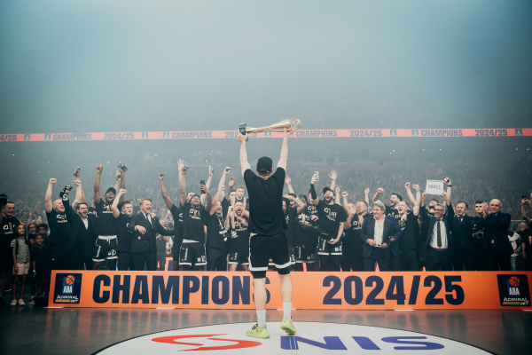 Partizan je po osmi put šampion ABA lige