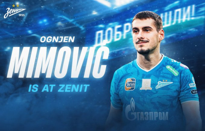 Fenerbahče prosledio Mimovića na pozajmicu u Zenit